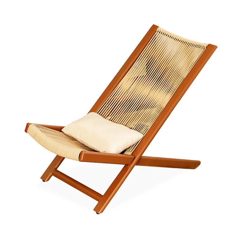 

Recliner outdoor balcony courtyard home leisure chair backrest rattan chair lazy sofa recliner