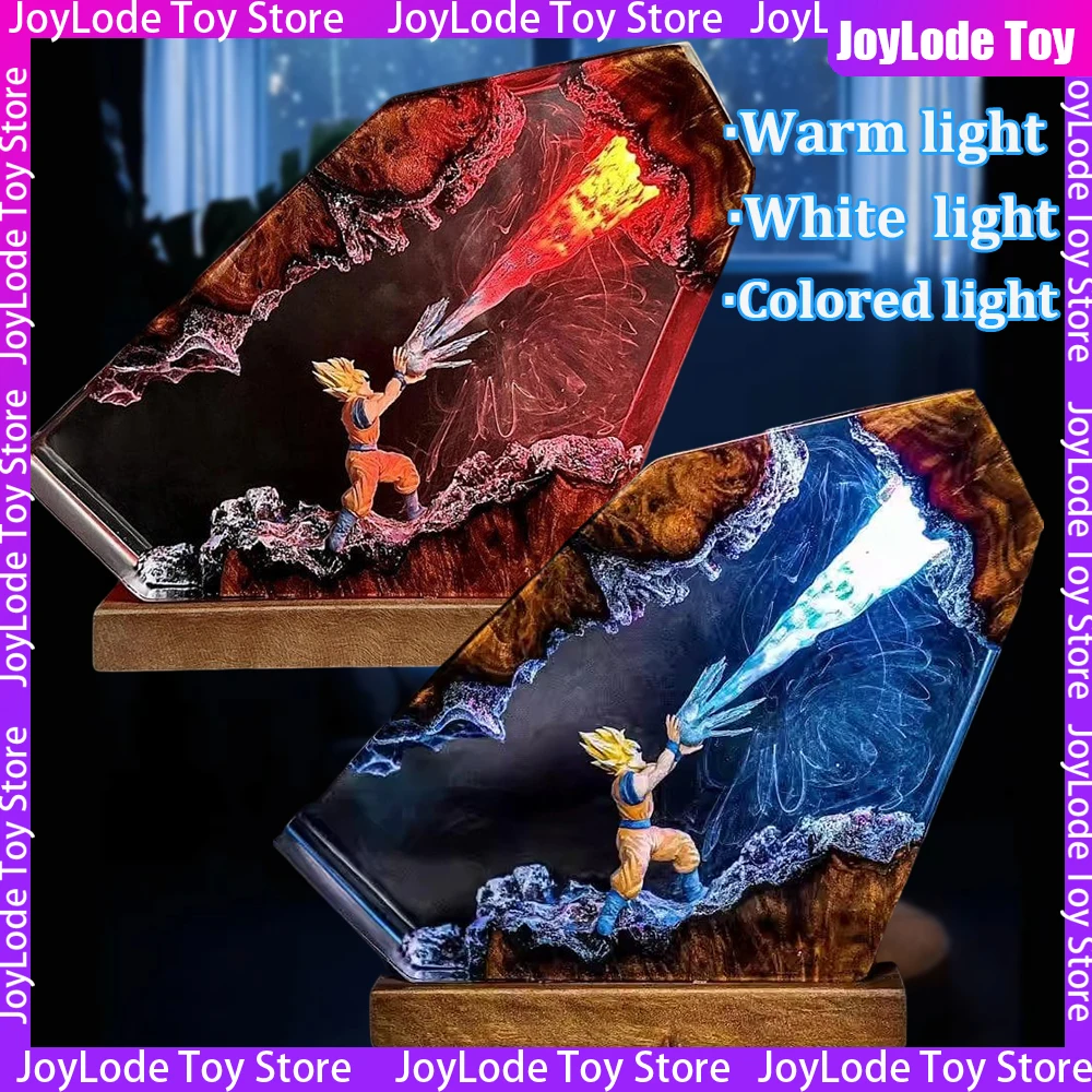

Dragon Ball Anime Figures Son Goku Figure Epoxy Resin Lamp Saiyans Night Light Room Decoration Children Toys Christmas Gifts