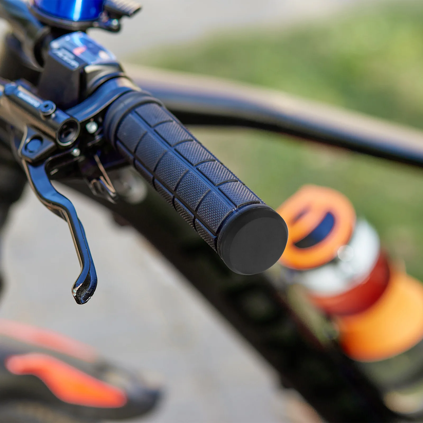 

Mountain Bike Handlebar End Caps Premium Plastic Durable Protection Universal Fit Outdoor Cycling Quick Install Waterproof