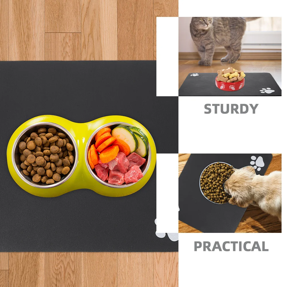 

Diatomite Pet Feeding Mat Non Slip Absorbent Dog Water Bowl Mat Large Quick Dry No Stain Easy Wash Pet Food Mats