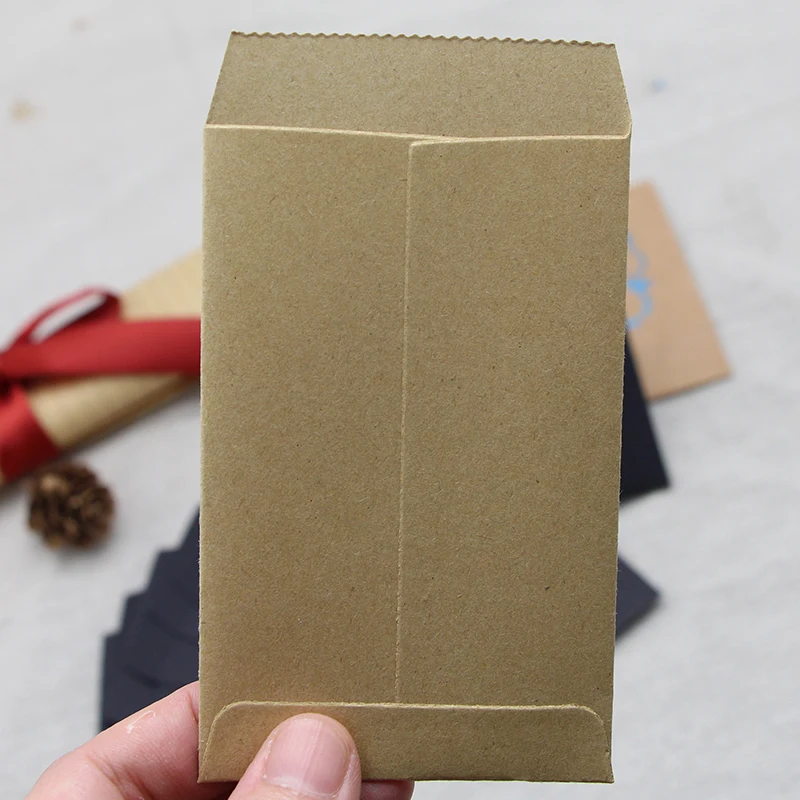 50pcs/lot Mini Chinese Envelopes Paper Envelope Bag Small Paper Envelope For Card, Photos Packing