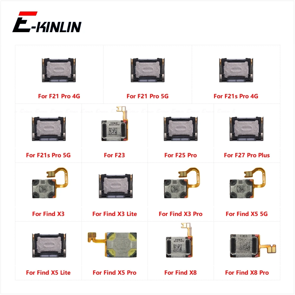 

Top Earpiece Ear Speaker Replacement Parts For OPPO F21 F21s F23 F25 F27 Find X3 X5 X8 Pro Plus Lite 4G 5G Earphones Flex Cable