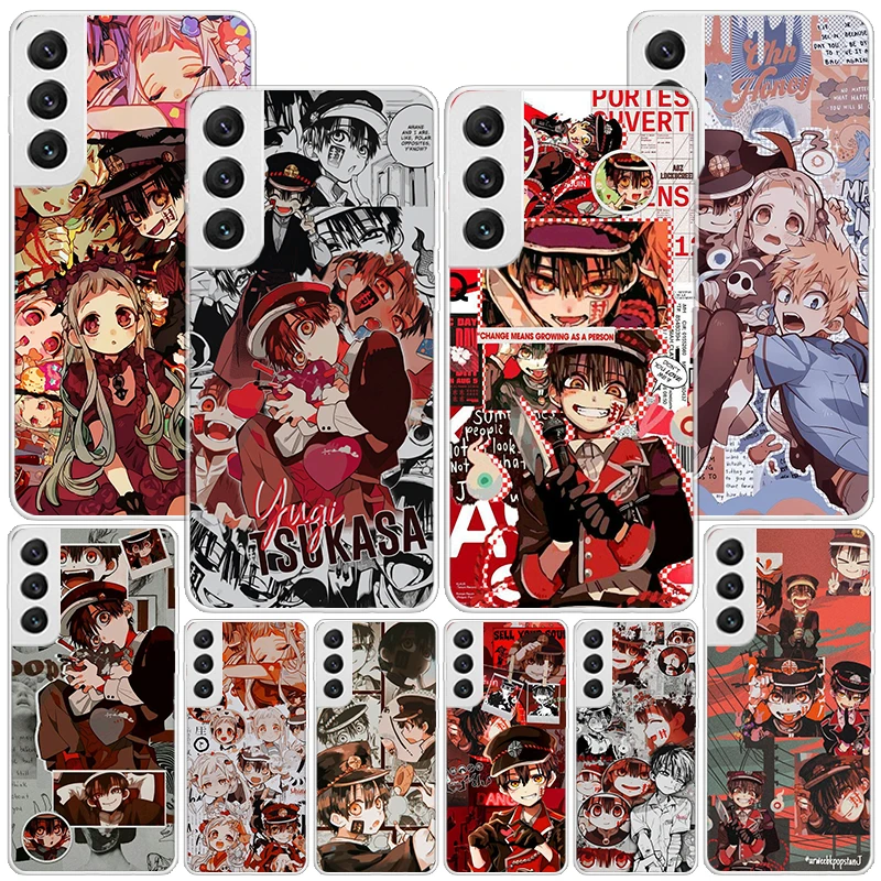 Anime Toilet Bound Hanako Kun Phone Case For Samsung Galaxy S24 S25 Ultra S23 S22 S21 Plus S20 FE S10E S10 + Personalized Print 