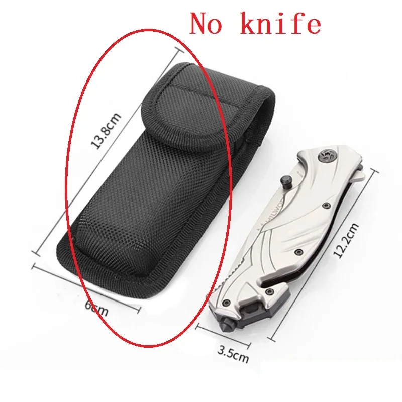 

1 PC Nylon Sheath Fold Knife Tool Flashlight Belt Loop Case Holder Leather Sheath Holster Pouch Bag Pocket Hunt Camp Outdoor