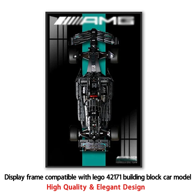 

Настенная рамка для дисплея, совместимая с LEGO 42171, модель автомобиля из строительного блока Formula one 1, новый MOC Assembly Racing Super Sport Car