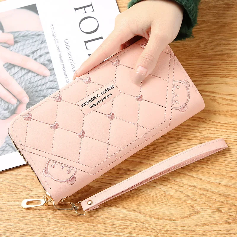 Women Wallet 2022 New Fashion Cartoon Purse Lady  Long Zipper Large Capacity Mobile Phone Bag Women's Wallet Wallets for Women