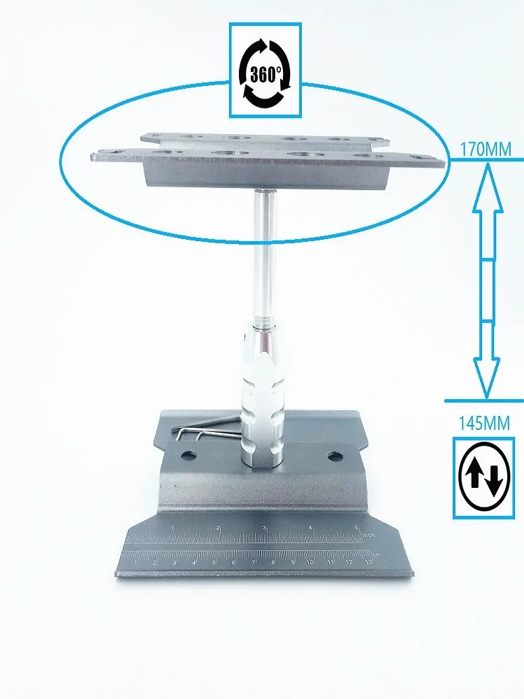 RC Autos Werkzeug Erhöhung Arbeit montaż stojaka 360 Grad Drehen Reparatur stacja 1/10 1/8 Buggy Crawler Auto