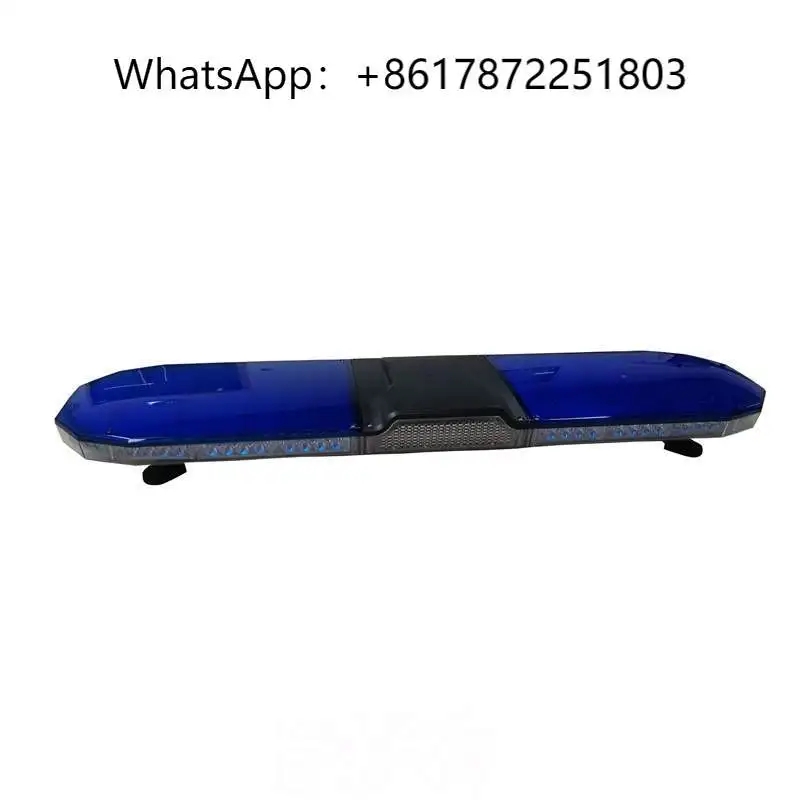 

100W Blue Blue Ambulance Warning Strobe Emergency Flash LED Lightbar with Siren and Speaker