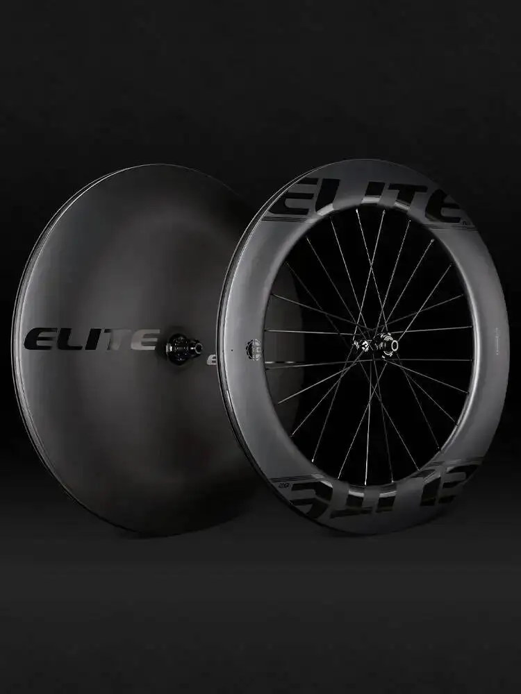 AliExpress ELITEWHEELS 700c Carbon Disc Wheel Aero TT-Wing Shape UD Matte Finish Triathlon Time Trial Racing Bike Wheels 26mm Outer Width
