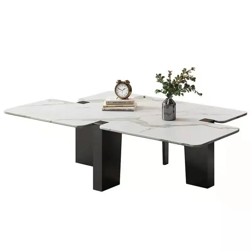 

Light luxury, creative, slate, coffee table, simple, styling, irregular, modern, large