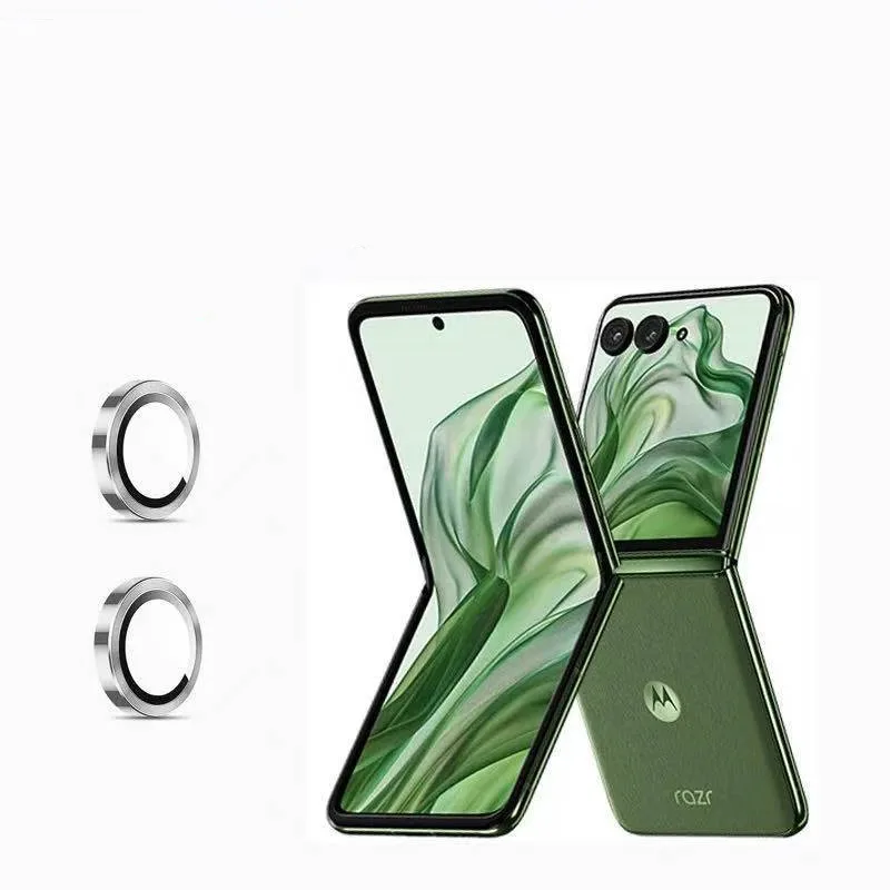 Kit für die Rückkamera: 9H Glas-Schutzfolie für Motorola Moto Razr 60 70 Ultra RAZR 2026 2025, Metall-Objektivrahmenring, Kamera-Schutzfolie – Detail 7