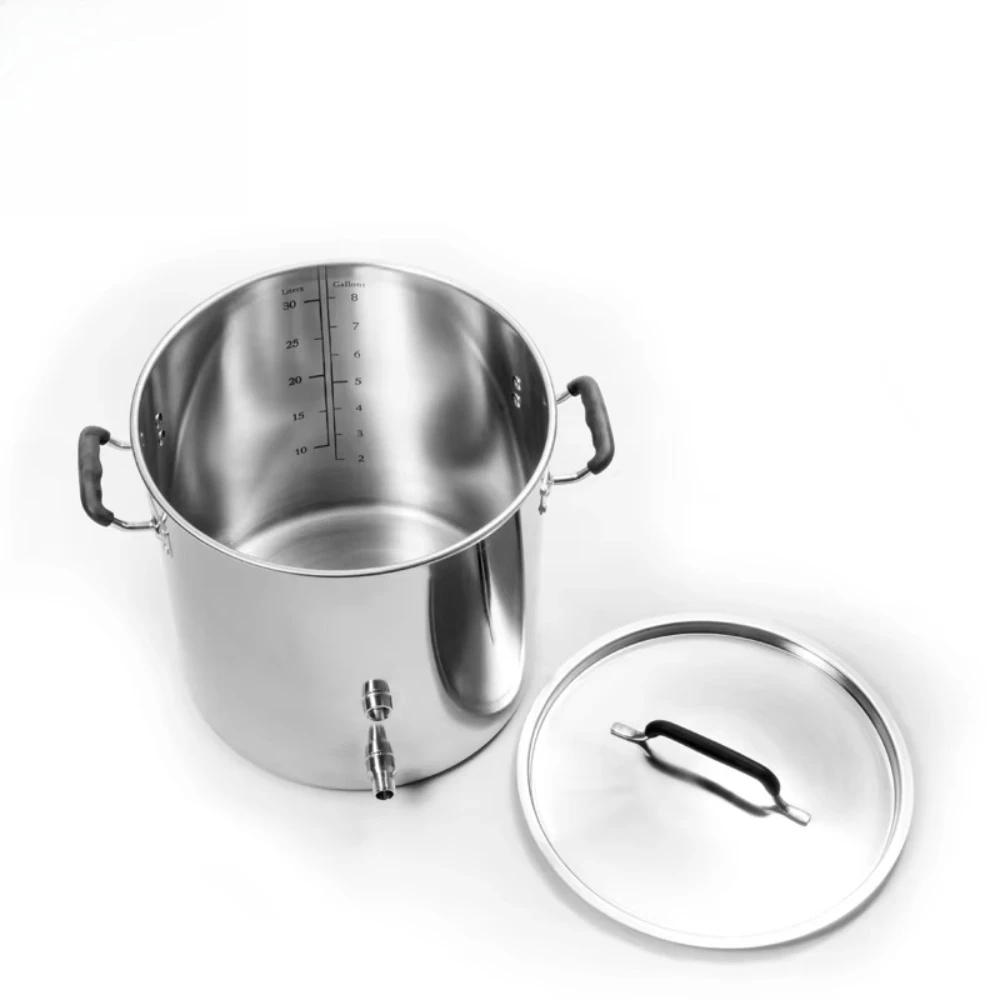 High Quality Stainless Steel Beer Brewing Kettle Home Brew Equipment With Brewing Yeast