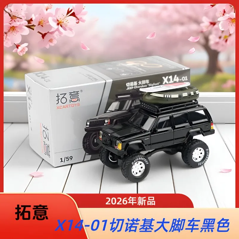 

XCARTOYS Foot Jeep Cherokee With Shock Absorber X14-01 Diecast Car Model Ornament Off Road Vehicle Toy