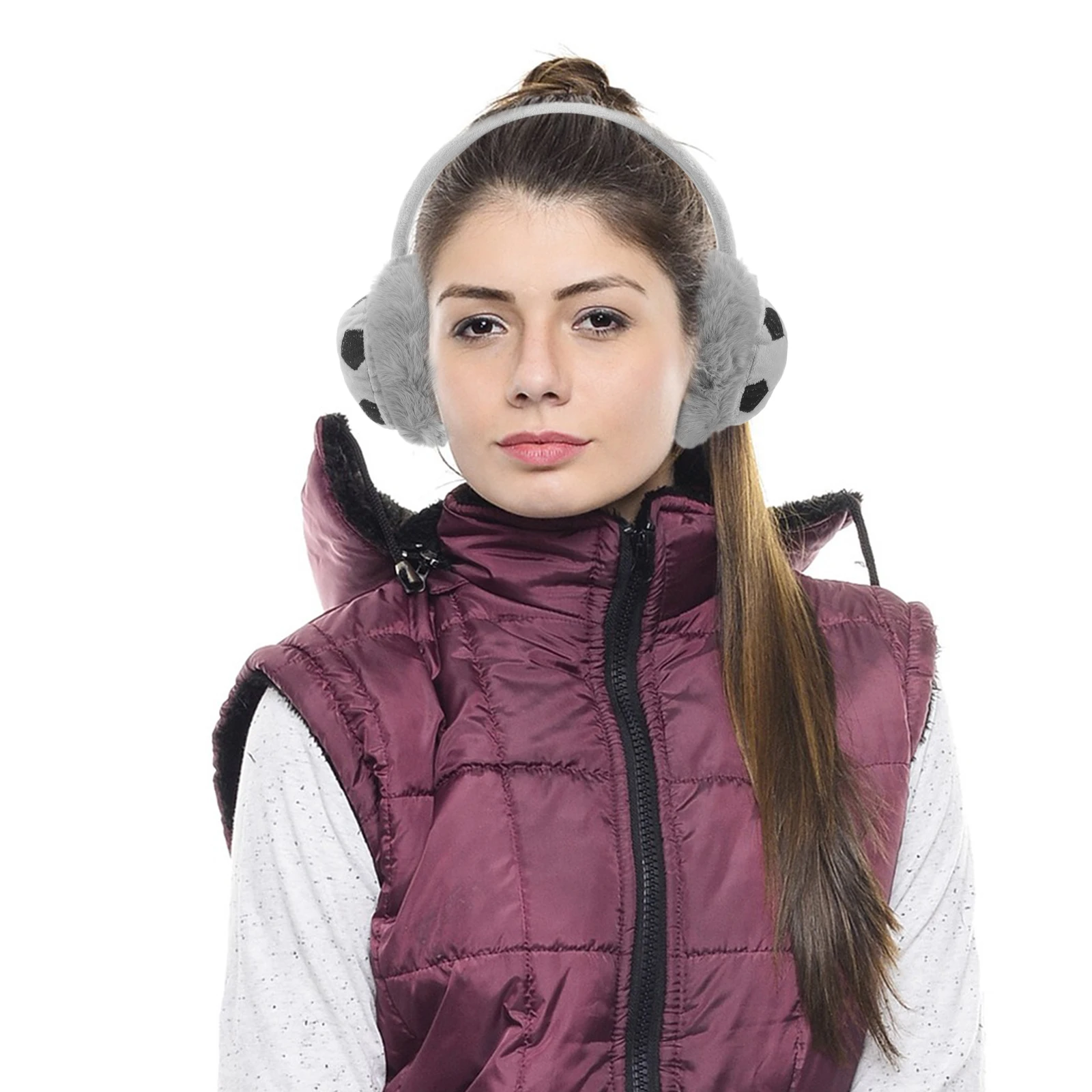 غطاء أذن دافئ لتغطية الأذن الناعمة، إكسسوار شتوي رائع مقاوم للبرد في الهواء الطلق، التزلج والتخييم والمشي لمسافات طويلة #1