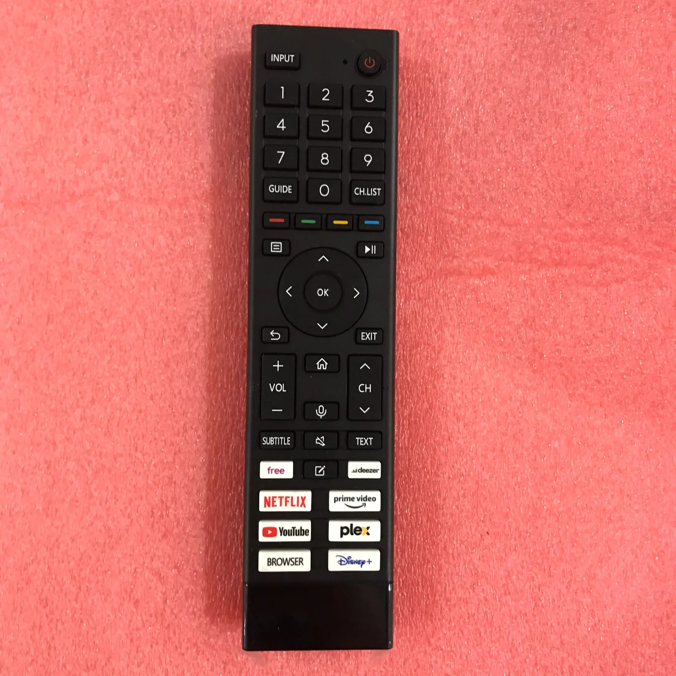 ERF3ZE80 Afstandsbediening voor Hisense LED 4K UHD Smart Android TV