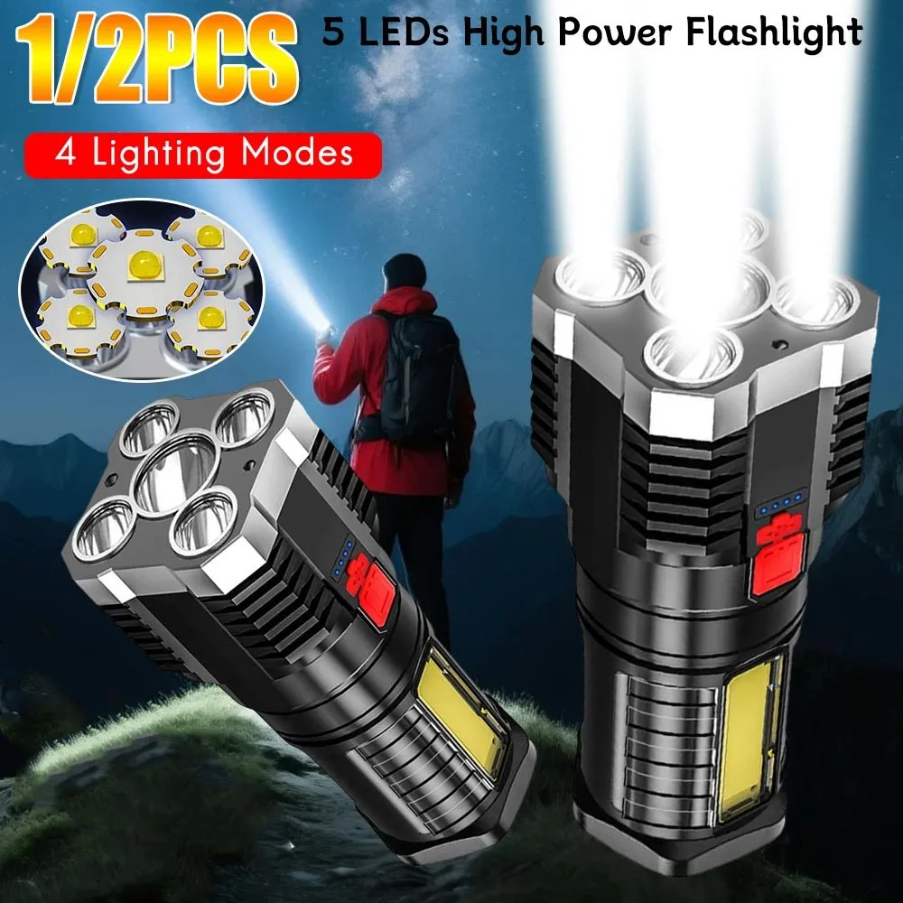 1/2Pcs Portable Led…