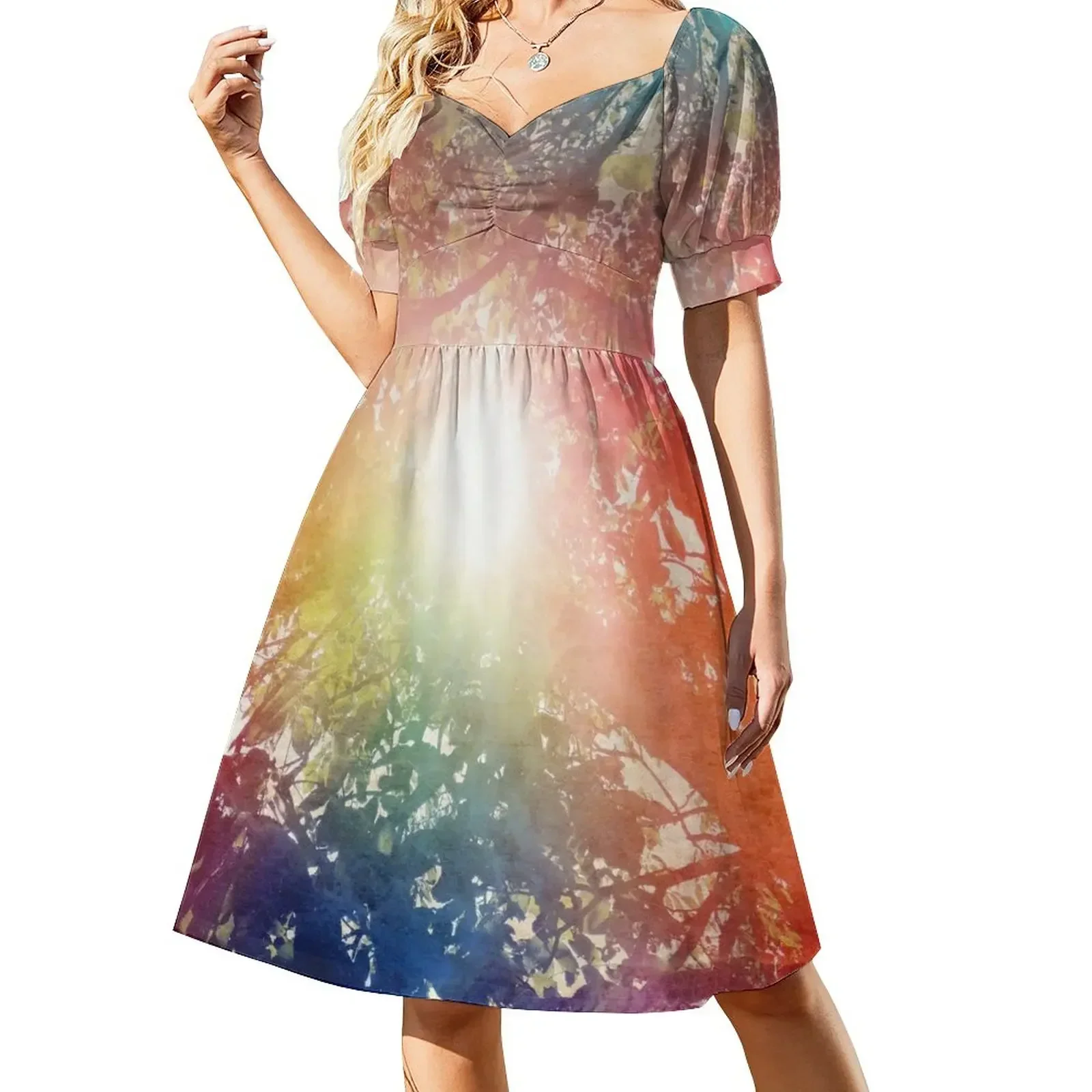 

Sunshine Short-Sleeved Dress Beachwear beach dress Cocktail of dresses