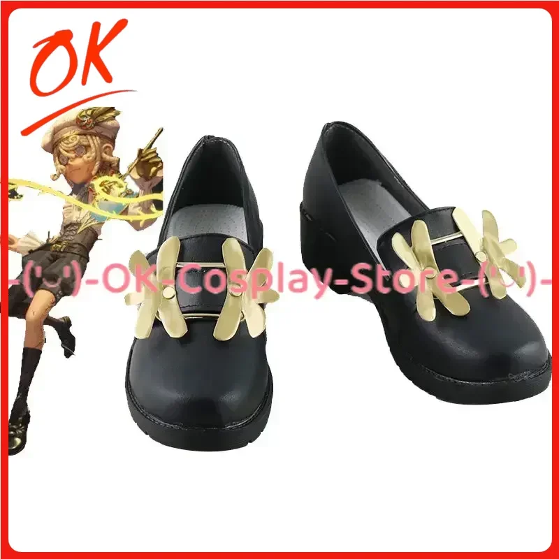 

[Customized] Painter Edgar Valden Cosplay Shoes Game Identity V Alchemist Roleplay Prop Halloween Carnival Party PU Leather Boot