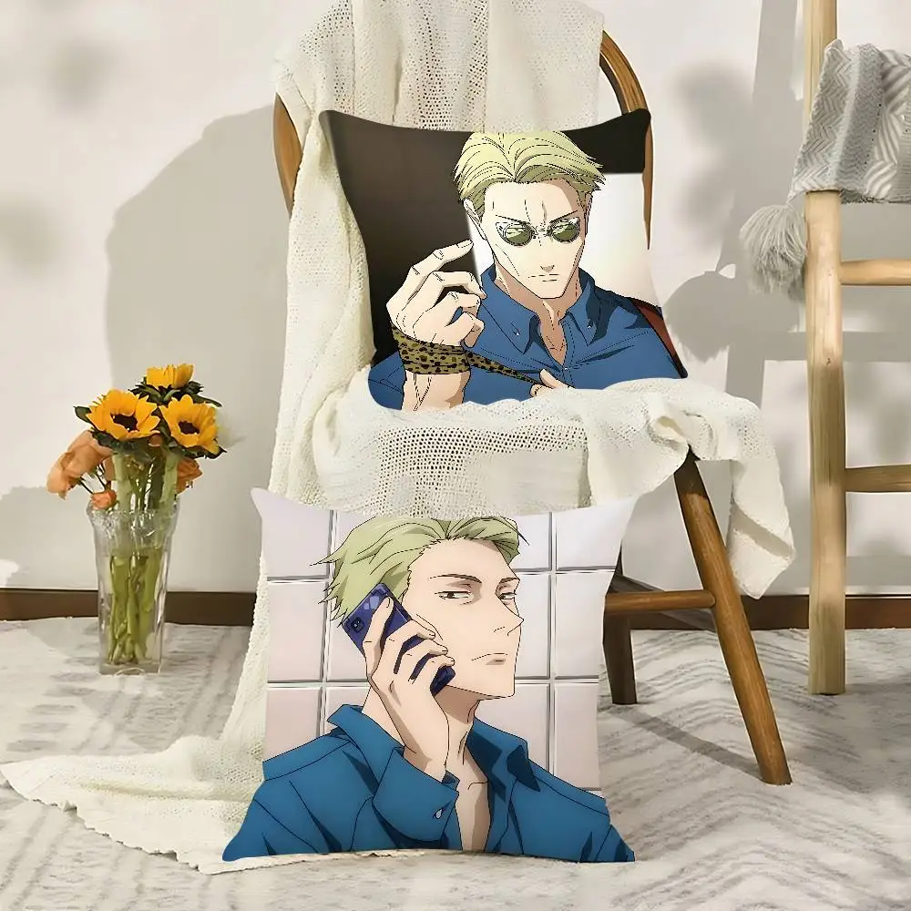 كول H-nanami Kento-S كيس وسادة رمي غطاء وسادة الشمال خمر نمط وسادة تغطي غرفة المعيشة المنزلي أريكة الأريكة مقعد ديكور