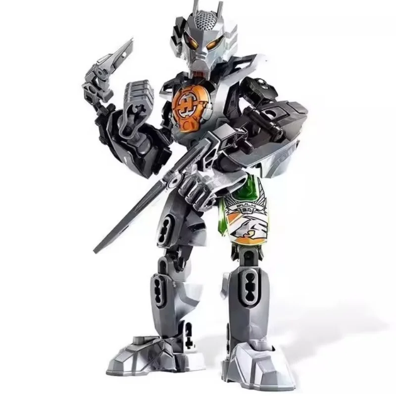 Assembling guest Bionicle Building Blocks Furno Combined Robot Mech Model Bricks Toys For Children Christmas Gifts
