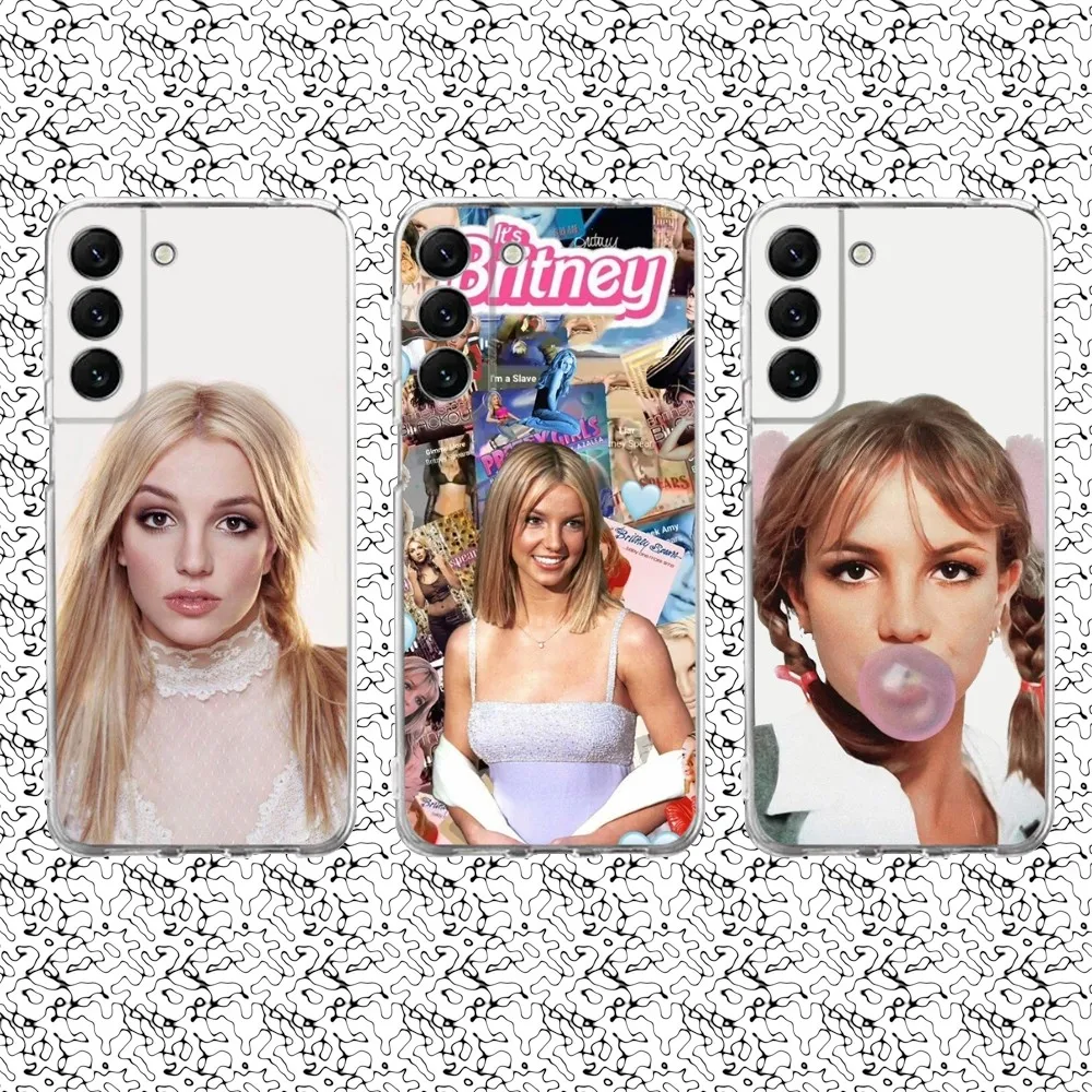 Singer B-Britney S-Spears Phone Case Silicone For Samsung S30,23,21,22,20 FE lite,S10,9,PIus Note20ultra Soft Transparent