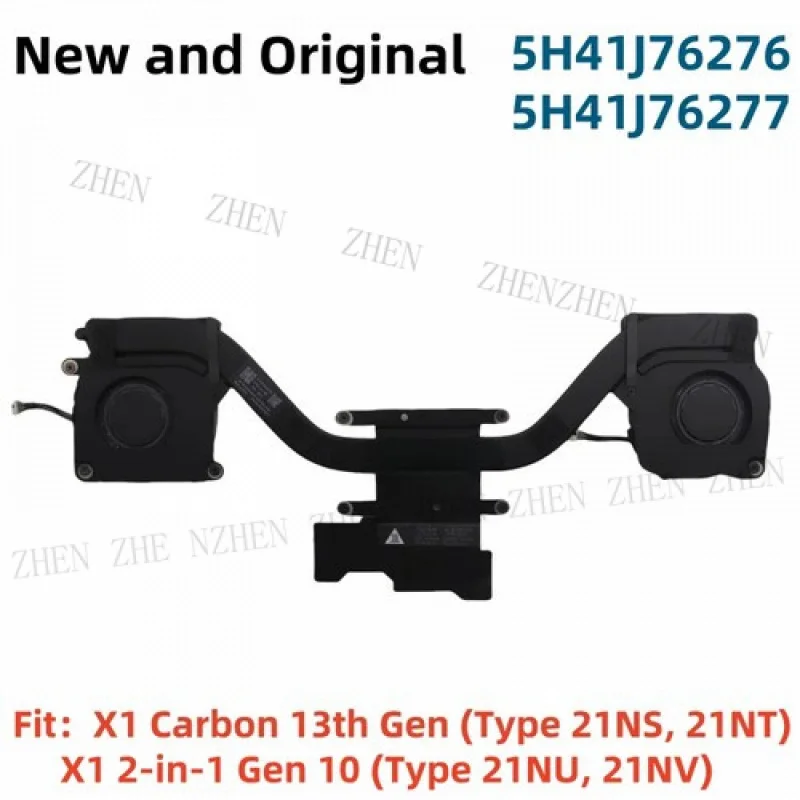 

Y CPU Fan Cooler Heatsink For Lenovo ThinkPad X1 Carbon 13th X1 Gen10 5H41J76276/7