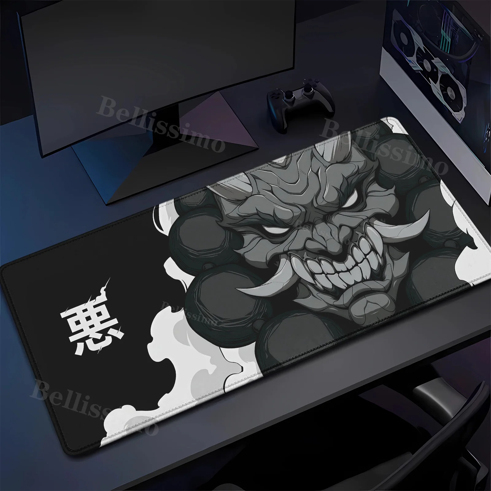 

Коврики для мыши в стиле аниме, картина маслом, маска призрака, мультяшный коврик для мыши, геймер, домашний кабинет, компьютерные офисы, аксессуары, ПК teclado, настольный коврик