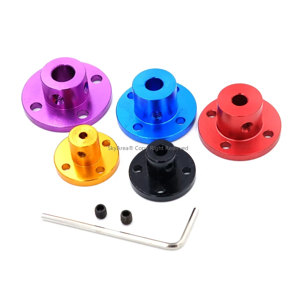 3mm/4mm/5mm/6mm/8mm Aluminum Alloy Rigid Flange Coupling Motor Guide Shaft Coupler Connector