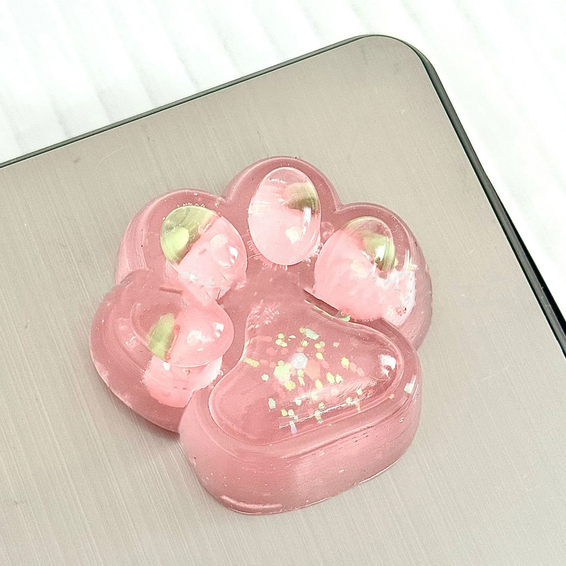 미니 고양이 발 핀치 스퀴즈 장난감 귀여운 슬로우 리바운드 어린이 스트레스 해소 장난감 부드러운 고양이 발 감각 완화 장난감