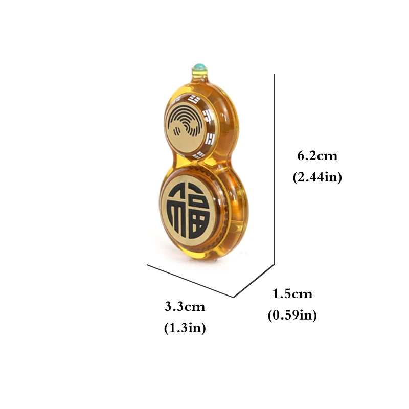 Pei Cucurbit Spinner Fidget Slider Metallo Fidget Toys Strumento ADHD Anti-ansia Giocattoli da scrivania Giocattoli antistress Giocattoli Fidget