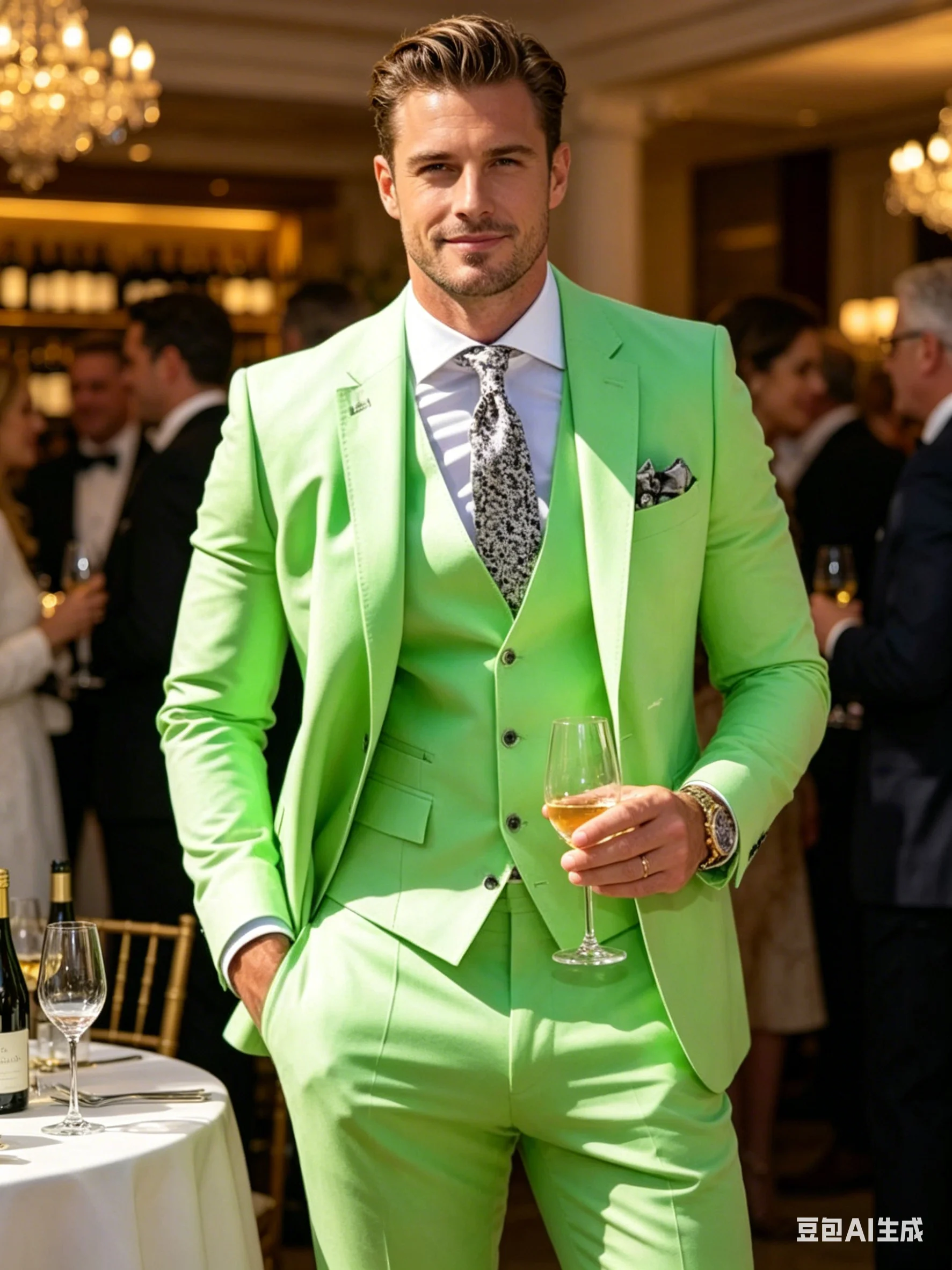 

Мужской смокинг для жениха и шафера: деловой костюм для свадьбы и особых случаев, комплект из 3 предметов (пиджак, брюки, жилет)