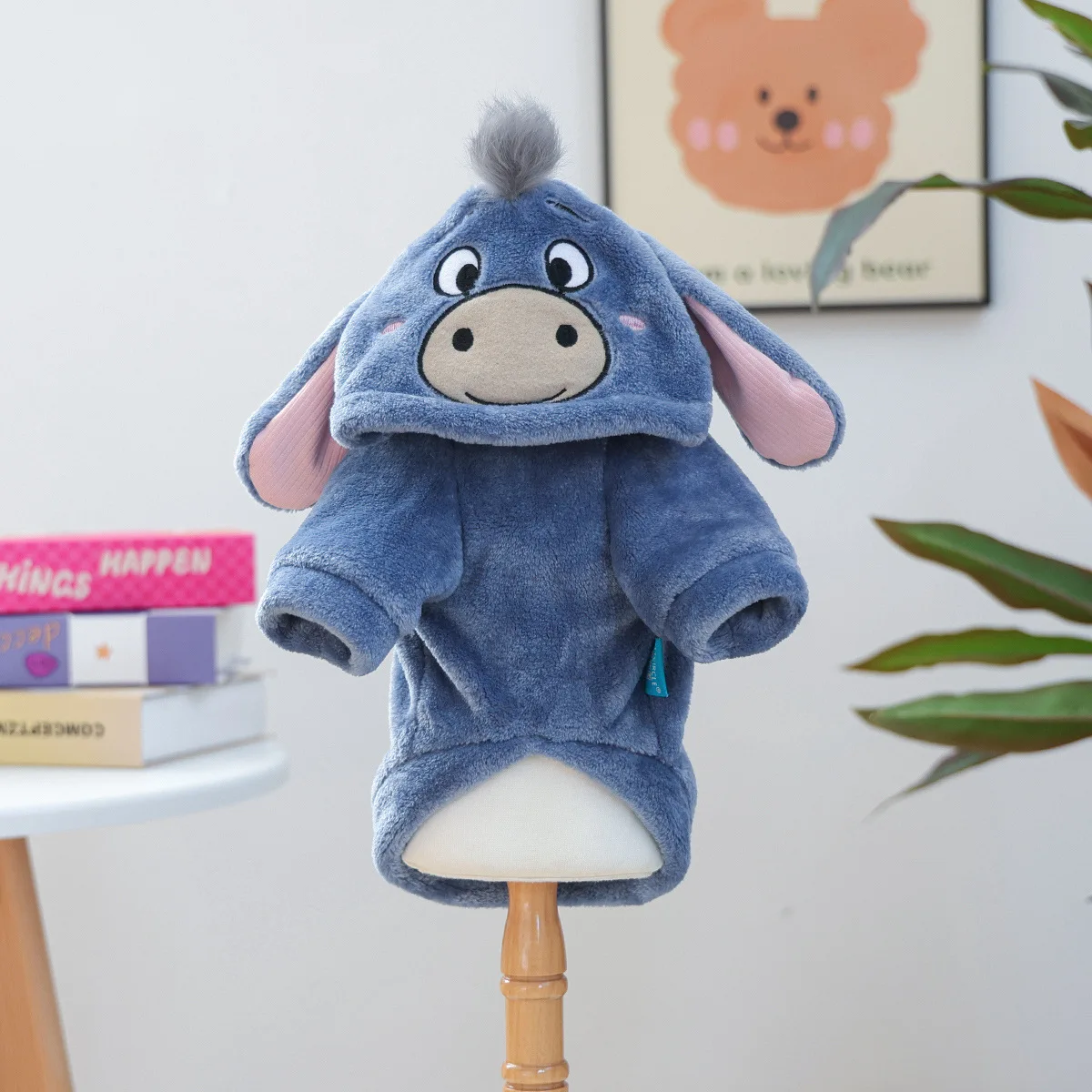 Lustiges Halloween-Kostüm für kleine Hunde, Fleece, warm, Cosplay, Haustier, Corgi, französische Bulldogge, Welpe, mittelgroße Kleidung, Mantel, Jacke, Zubehör – Detail 1