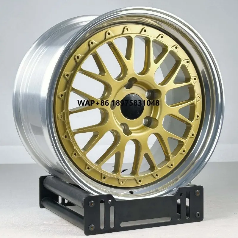 

3 Piece 5x112 Wheels 19 20 21 Inch Rim Step Lip Silver Face Alloy Wheels