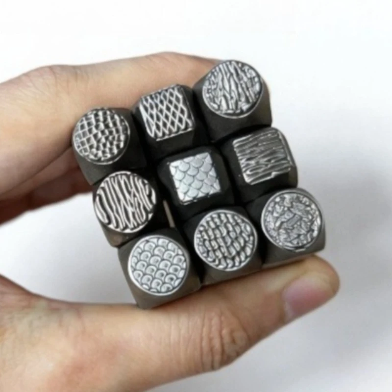 Jewelry DIY Chasing Tools - Textured Engraving Chisels for Gold/Silver Rings & Bracelets | Water Wave & Grain Patterns