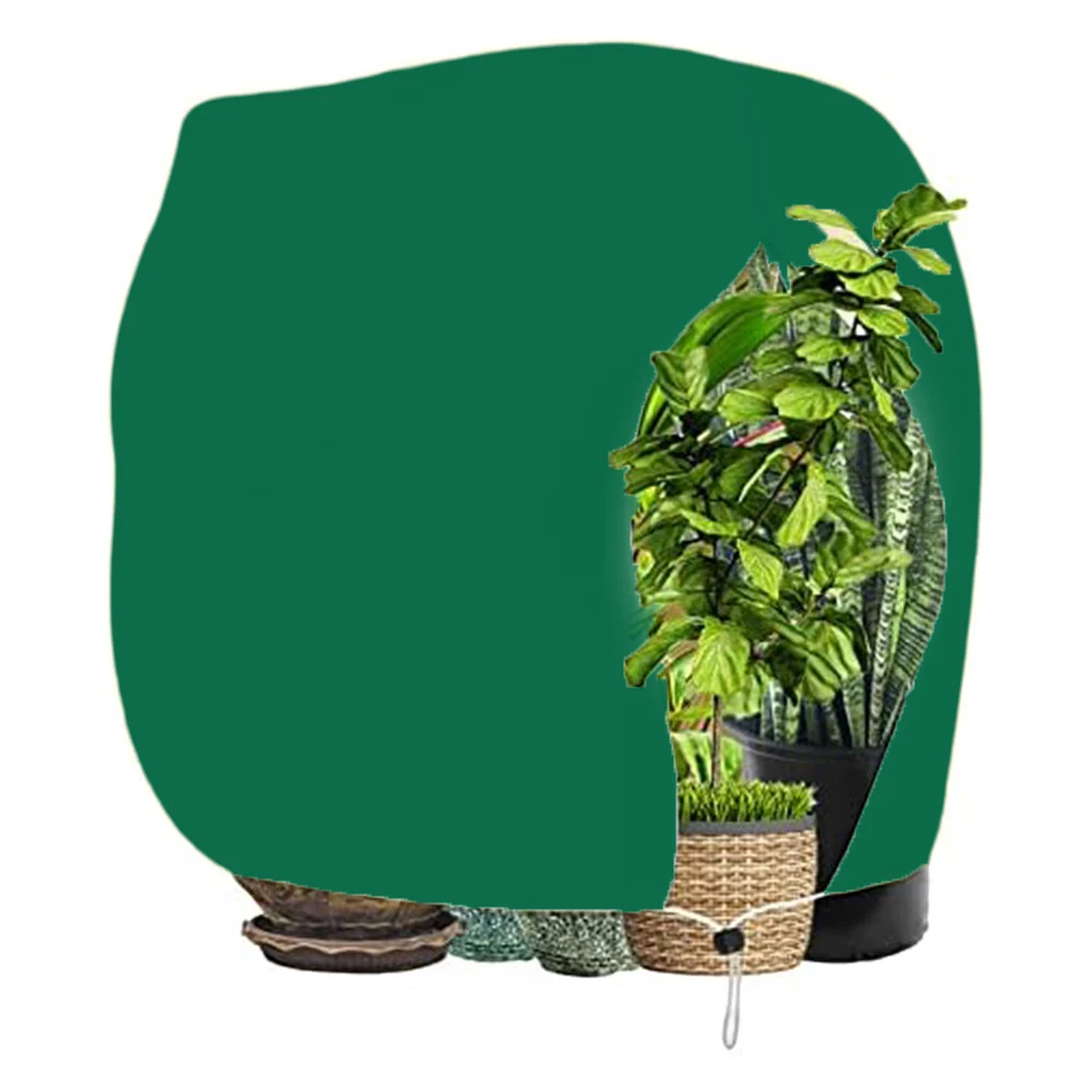 

Защита растений на открытом воздухе. Зимняя защита растений. Удобный дизайн на шнурке. Улучшенная защита от мороза. Цельная деталь.