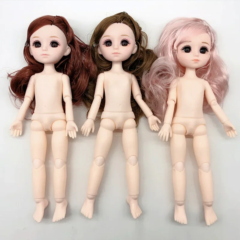 23cm Princess Doll Toys for Girls 1/7 Bjd 13 Joints Movable Body Dress Up Toys for Children