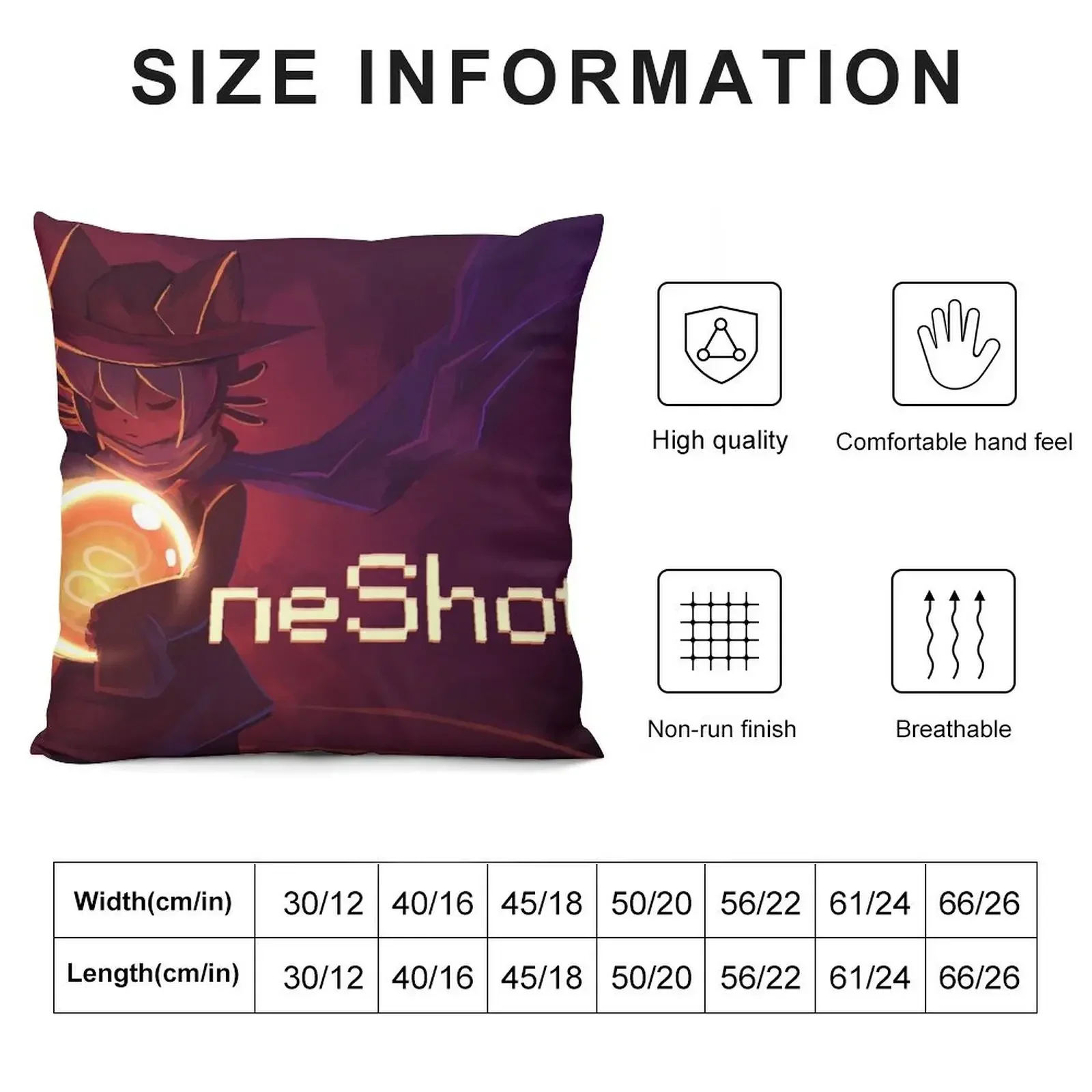 OneShot Throw Pillow Decorative Cover For Living Room Pillow Cases Decorative pillow