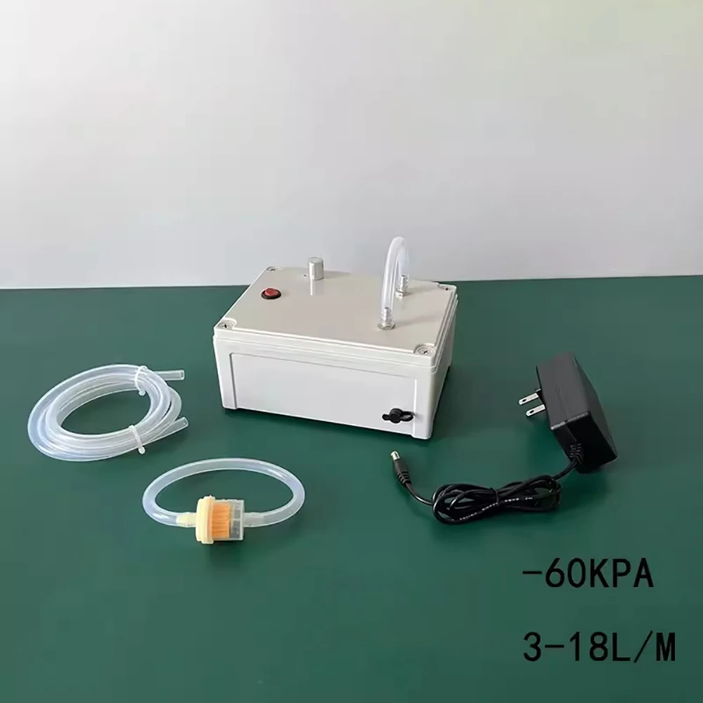 

Rechargeable Negative Pressure Vacuum Pump Air Suction Pump Experimental Use Electric Mini Air Pump 3-18L/MIN Adjustable