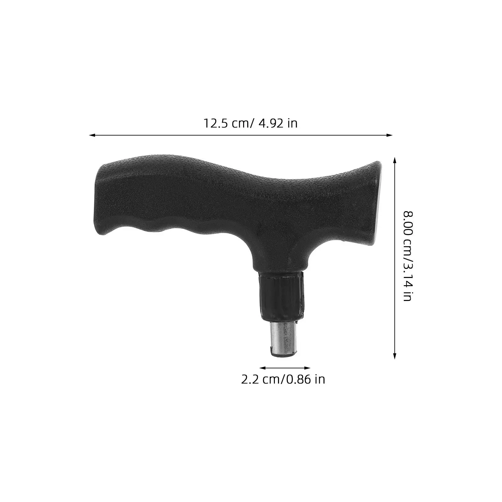2Pcs Cane Handles Replacement Anti-Skid Walking Stick Hand Grips Plastic Crutch Handle Walking Aid Accessories for Elderly