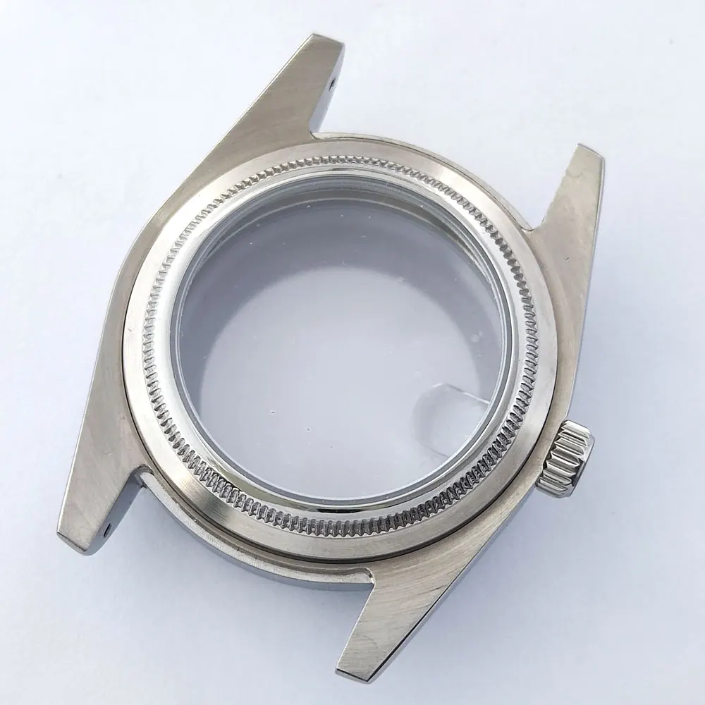 Custodia per orologio NH35 36MM/39MM Cassa in vetro zaffiro, adatta per accessori per orologi con movimento NH34 NH35 NH36