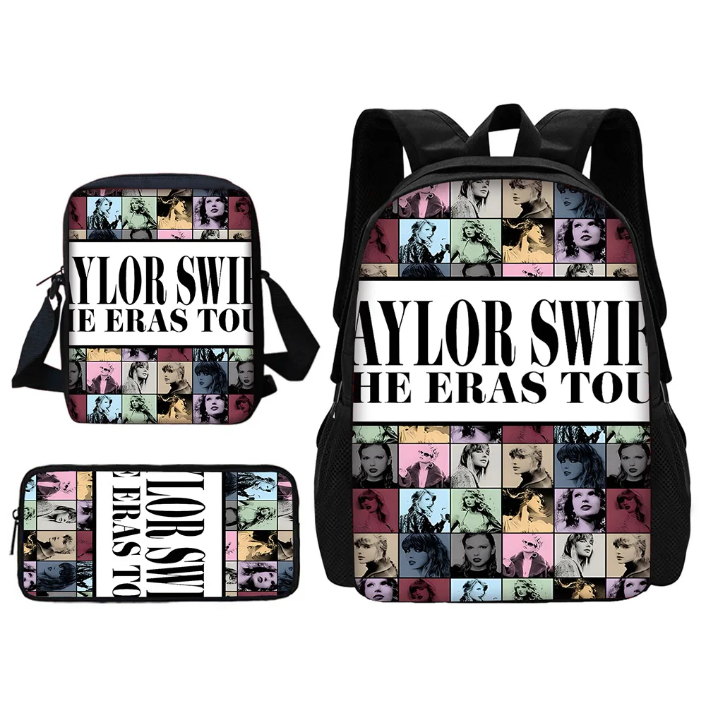 Singer Child T-Taylors School Backpack With Shoulder Bag Pencil Bags School Bags for Boys S-Swifts Girls Best Gift