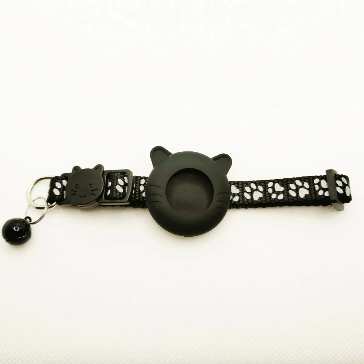 Collier pour chat Airtag cloche anti-perte réfléchissante Cat Apple Tracker, convient également aux petits chiens, collier pour chien avec cloches