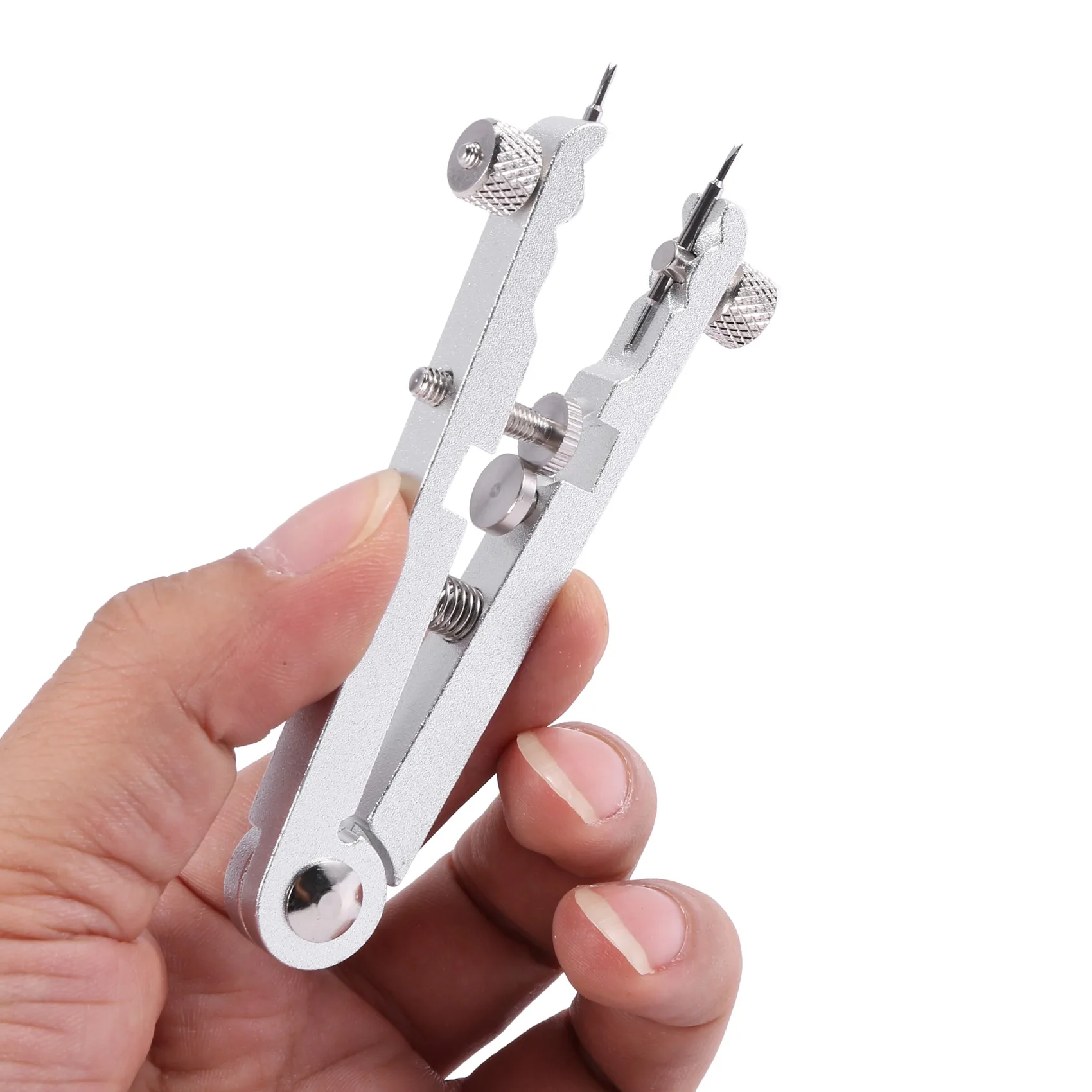 AA81-Watch Bracelet Remover Spring Bar Plier Watch Strap Adjuster Tool Disassemble V-Type Remove The Strap Pliers