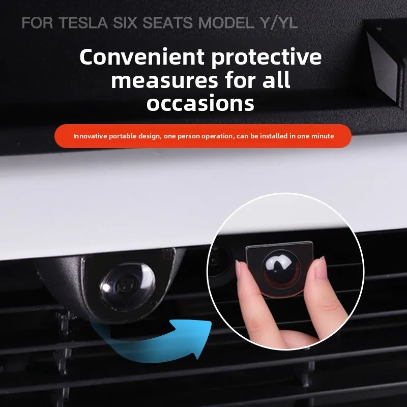 

Vehicle Front Camera Protection For Tesla Model Y Juniper YL 2025 Interesting Automotive Products Anti-Collision Car Accessories