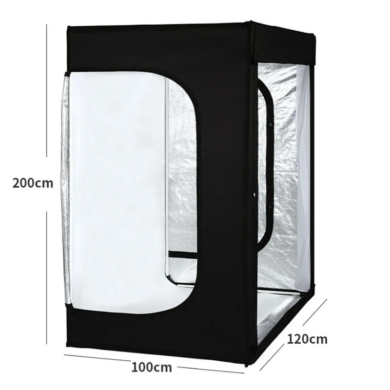 200 cm Photo Light Box Photography Shooting Tent for big Items Light box with 3 Colors Backdrops 8 led strips photo booth tent