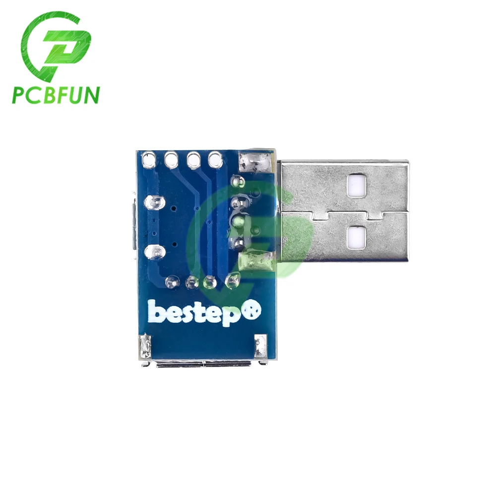 New USB Head Switchboard Male Connector to Type-c Micro USB Female 2.54-4P transfer test board USB adapter plate XY-USB4 ZK-USB3