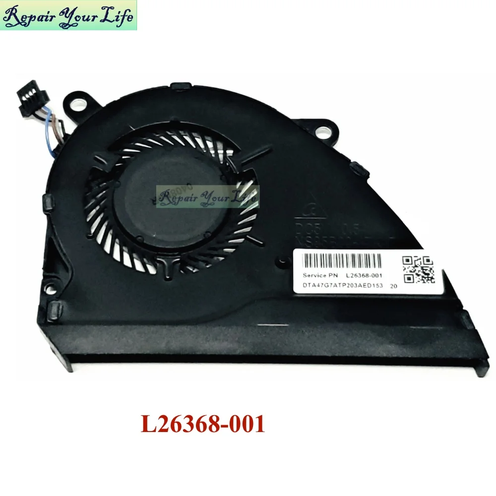 Laptop CPU GPU Cooling Fan for HP Pavilion 14-CE TPN-Q207 L19159-001 L26367 L26368-001 NS85B00-17K16 Fans Cooler Radiator DC5V