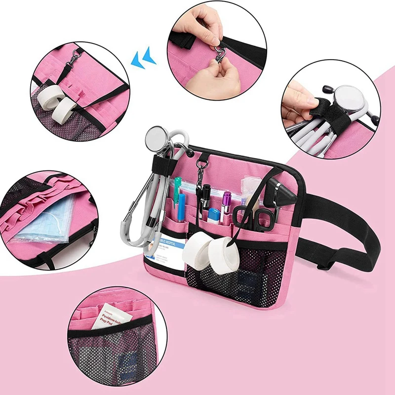 Nurse Pack Nurse Waist Pouch Nurse Tool Belt With Tape Holder For Stethoscopes