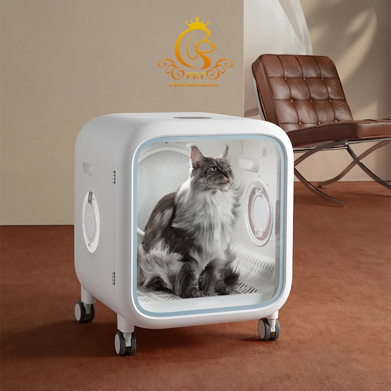

Compact 900W Pet Drying Box (ED-20) - 4 Gears Wind Speed, 1-120min Timer, Temperature Control Cat Dryer Cabinet For Cats