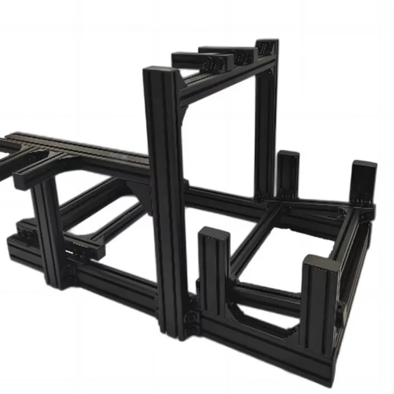 Basic Version  4080 Aluminum Profile Sim Racing Cockpit Frame Sturdy Aluminum Gaming Rig For Direct Drive Racing Simulator